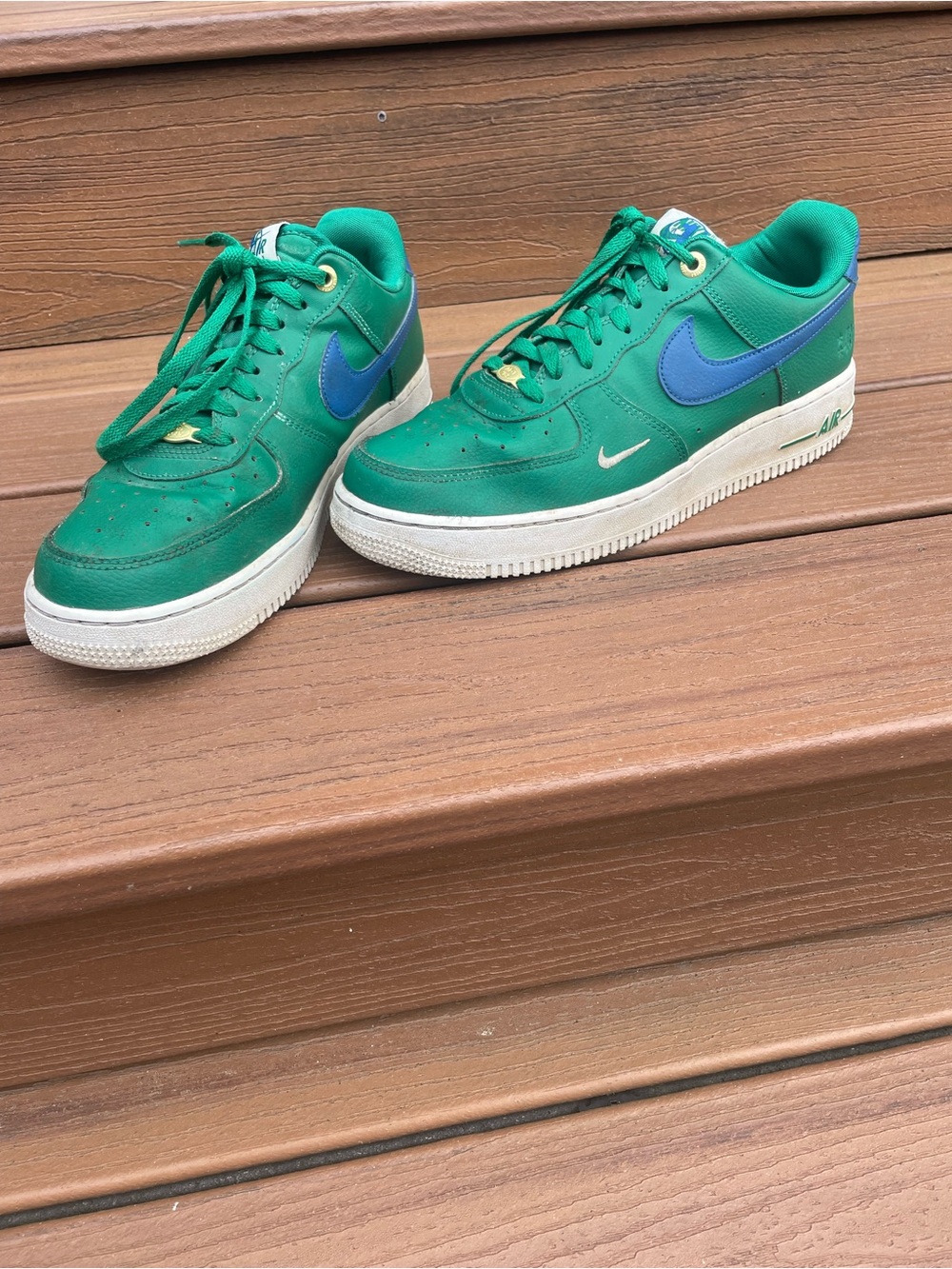 Nike Green Air Force 1s